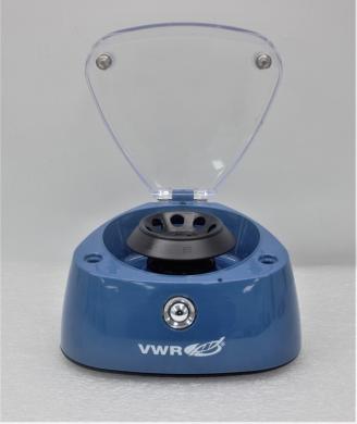 VWR Mini Microcentrifuge for 6 x 1.5/2.0 ml Vials, Max 6000 RPM, 2000 x g-cover