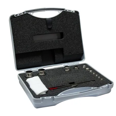 Radwag F1 Mass Standard - Knob Weights With Adjustment Chamber, set (1 g - 50 g), Plastic Box