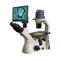Accu-Scope EXI-310 Inverted Trinocular Microscope with Plan Phase Objectives, 2 of 2