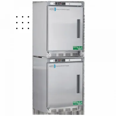 American BioTech Supply 9 Cu. Ft. Stainless Steel Pharmacy Refrigerator/Freezer PH-ABT-HC-RFC9SS-LH