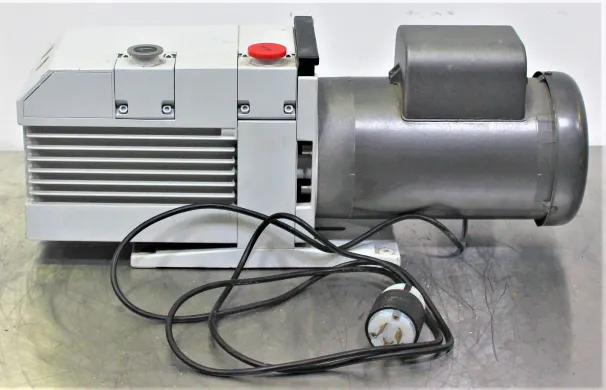 Leybold D16B Two-Stage Oil-Lubricated Vacuum Pump 12 CFM 230/400V 50/60Hz Used