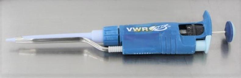 VWR Single Channel Pipettor 0.5-10 µL Liquid Handling Autoclavable, Stainless Steel-cover