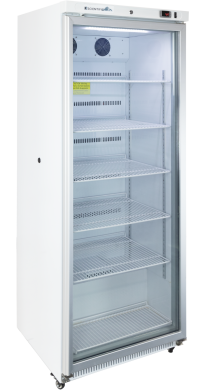 K2 Scientific K220GDR Laboratory Refrigerator 20 cu ft with Adjustable Shelves and Glass Door-cover