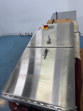 Walker Barrier Systems 37846-1A-D Stainless Steel 4-Glove Milling Isolator with Allen-Bradley HMI-cover