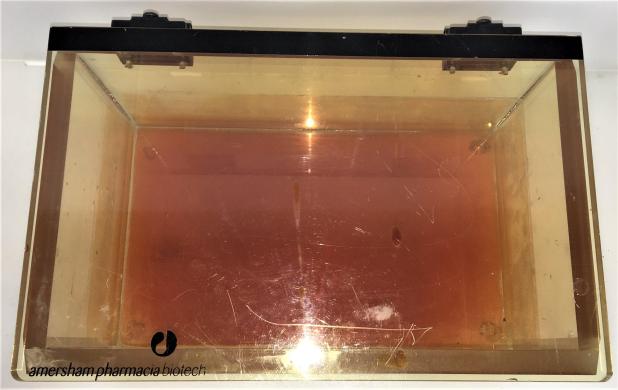 Amersham Beta-Safe Radiation Safety Work Box 12”W x 9”D x 7”H-cover