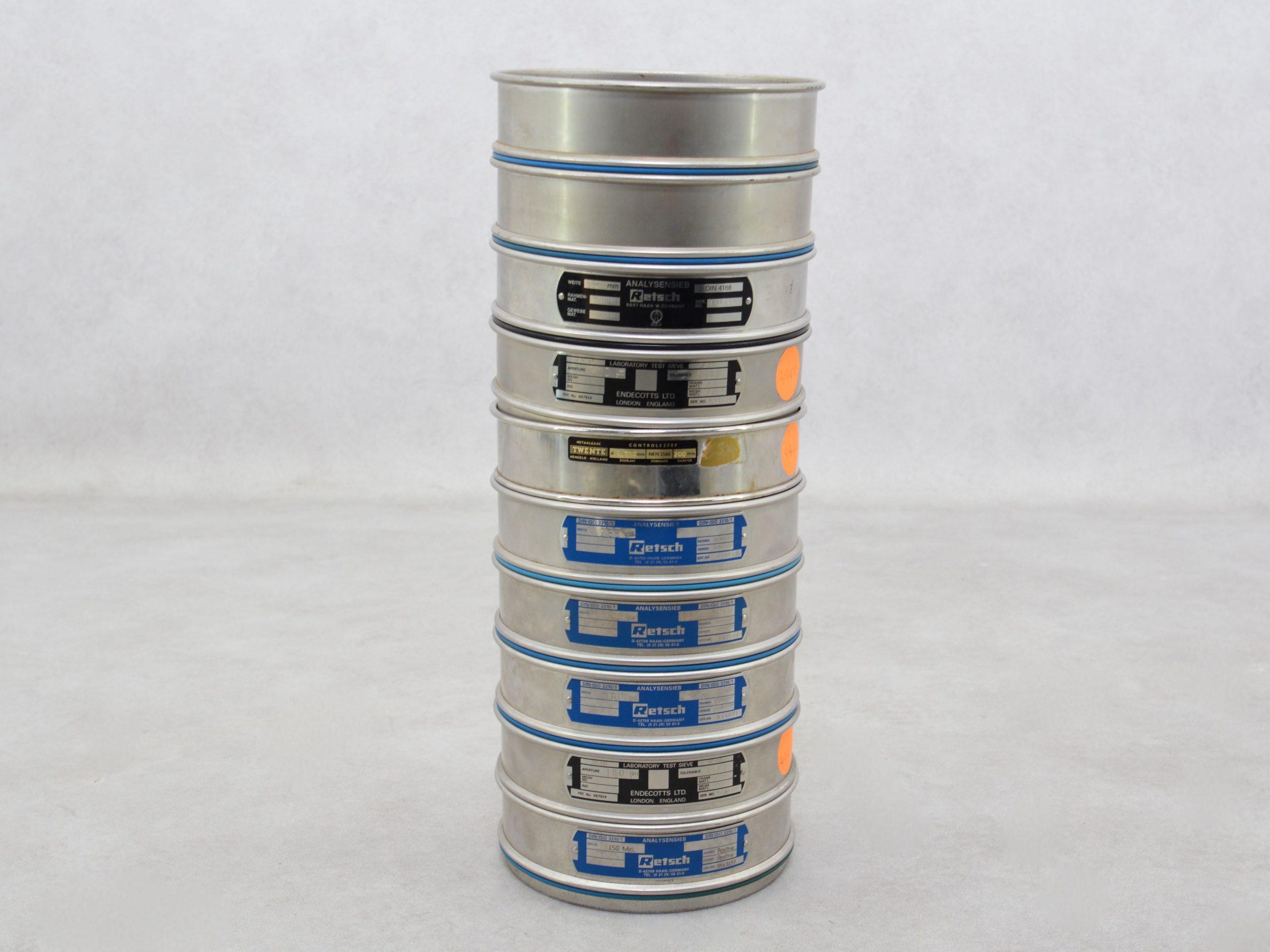 Analytical Test Sieves with Stainless Steel Frame and Mesh, Ø 200mm