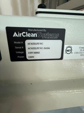 AirClean 600 PCR Workstation AC632LFUVC with HEPA Filtration and UV Sterilization-cover