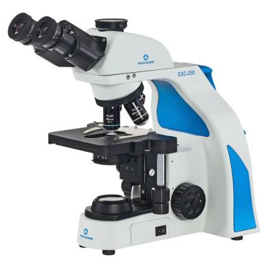 Accu-Scope EXC-250 Trinocular Microscope with Infinity Plan Achromat Optics and Digital Imaging Compatibility-cover