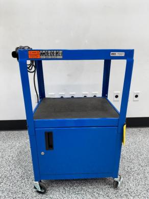 ULINE Steel Rolling Cart with Lockable Foam-Lined Cabinet for Lab Equipment-cover