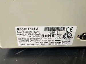Chemyx F101 Programmable Syringe Pump for Precise Fluid Delivery, 4 of 4