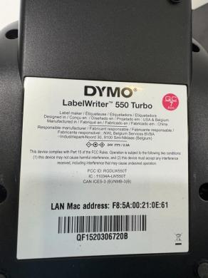Dymo 550 Turbo Labelwriter Desktop Thermal Label Printer for Laboratory Use-cover