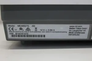 Mettler Toledo ME4002TE Precision Balance, 3 of 3