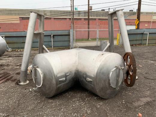 60 cubic feet Twin Shell Blender for industrial mixing-cover