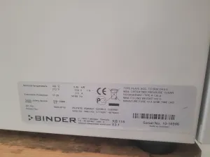 BINDER KB-115 Refrigerated Incubator/Drying Oven, Forced Convection, 6 of 7