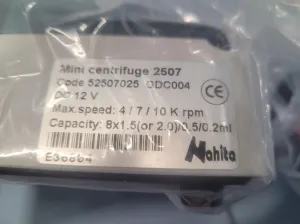 NAHITA 2507/25 Mini Centrifuge with Angled Rotor and 10,000 rpm Max Speed, 4 of 4