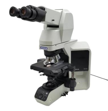 Olympus BX53 Upright Microscope with Tilting Telescoping Binocular Head and 2x Objective for Pathology-cover