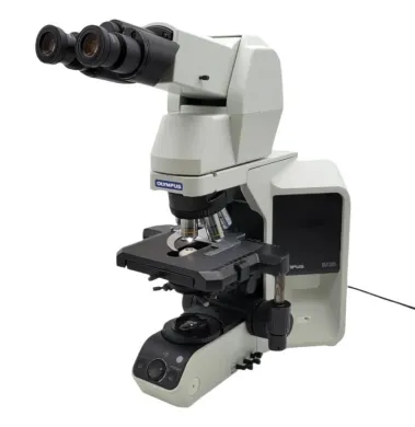 Olympus BX53 Upright Microscope with Tilting Telescoping Binocular Head and 2x Objective for Pathology