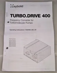 Leybold TW250S Turbomolecular Drag Pump with TD400 Frequency Converter, 9 of 11