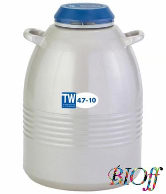 ICB TW47 48 L Liquid Nitrogen Storage and Transport Dewar-cover