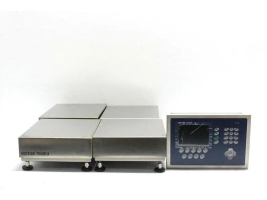 Mettler Toledo IND780 Controller w/(4) PBK989-AB60 High Precision Bench Platform-cover