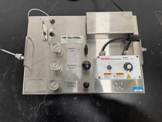 Fluid Energy Aljet Jet Mill Base and Controller Assembly for Laboratory Powder Milling-cover