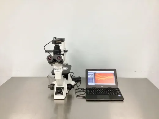 Olympus CKX41 Inverted Phase Contrast Microscope with UIS2 Infinity Optics and Trinocular Head