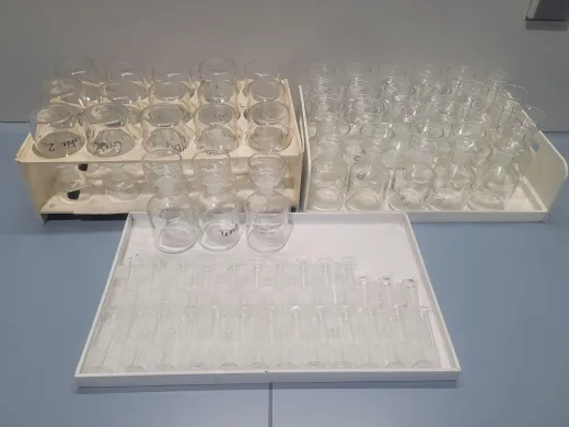 Set of 41 Karlsruhe KF12 250 ml BOD Bottles