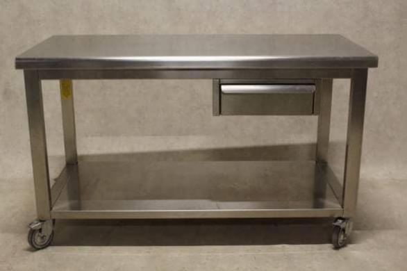 Stainless Steel Laboratory Table with Drawer-cover