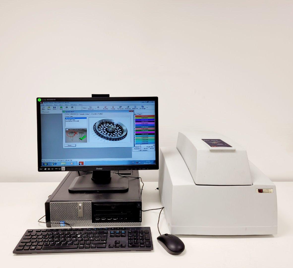 Corbett Research Rotor-Gene RG-3000 with PC & Software