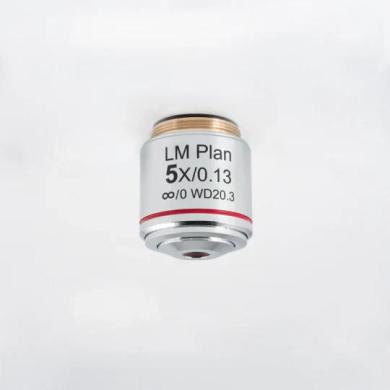 MOTIC LM Plan Achromatic 5X/0.13 Infinity-Corrected Microscope Objective Lens (WD 20.3 mm)-cover