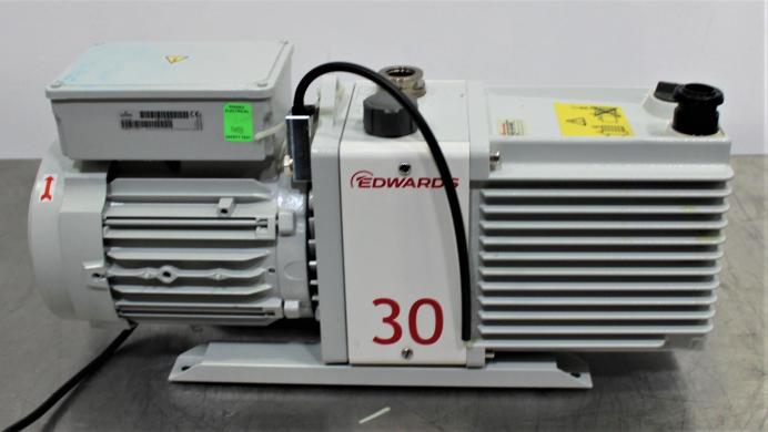Edwards E2M30 0.5 hp Dual-Mode Rotary Vane Vacuum Pump with Quiet Operation-cover