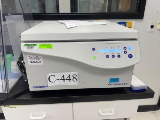 Eppendorf 5810 Benchtop Centrifuge with Fixed-Angle Rotor, 14,000 rpm, 27,450 x g-cover