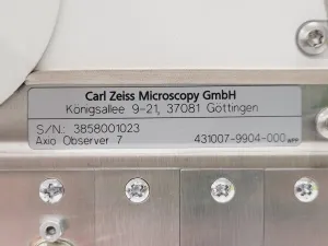 Carl Zeiss Axio Observer 7 Inverted Research Microscope for Live-Cell Imaging, 13 of 68
