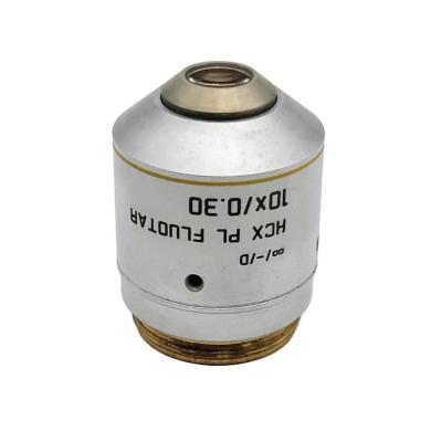 Leica HCX PL Fluotar 10x Microscope Objective Lens, Model 506505-cover