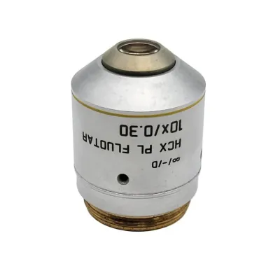 Leica HCX PL Fluotar 10x Microscope Objective Lens, Model 506505