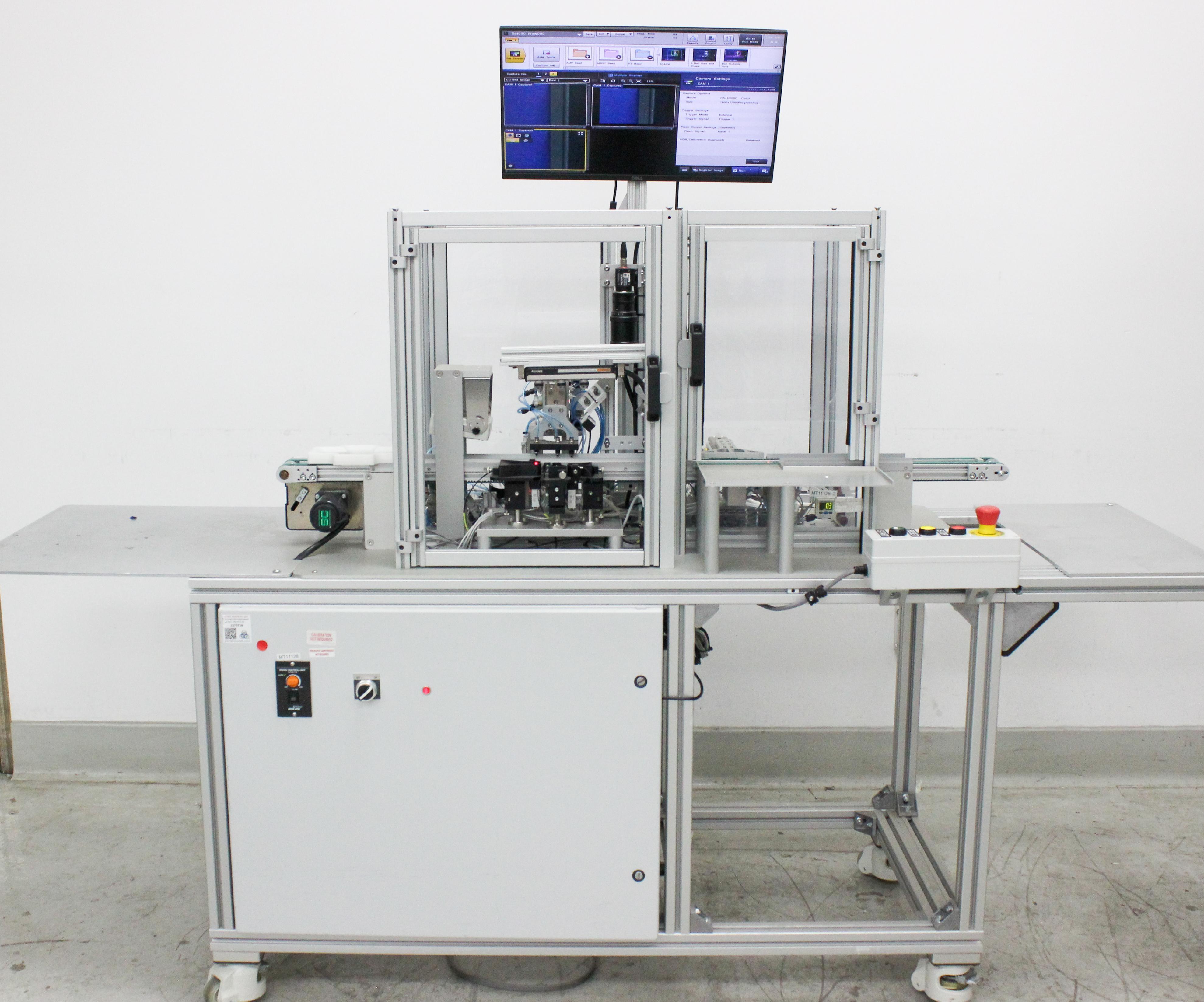 Keyence 236-001 Three Bead Pick and Place Machine with CV-X322A Vision System