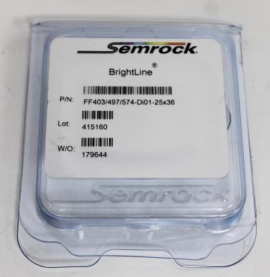 SEMROCK FF403/497/574-Di01-25x36 Multi-Edge Dichroic Beamsplitter for Epi-Fluorescence Applications-cover