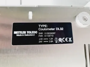 Mettler Toledo Coulometer DL32 Electrochemical Titrator for Precise Quantitative Analysis, 6 of 15