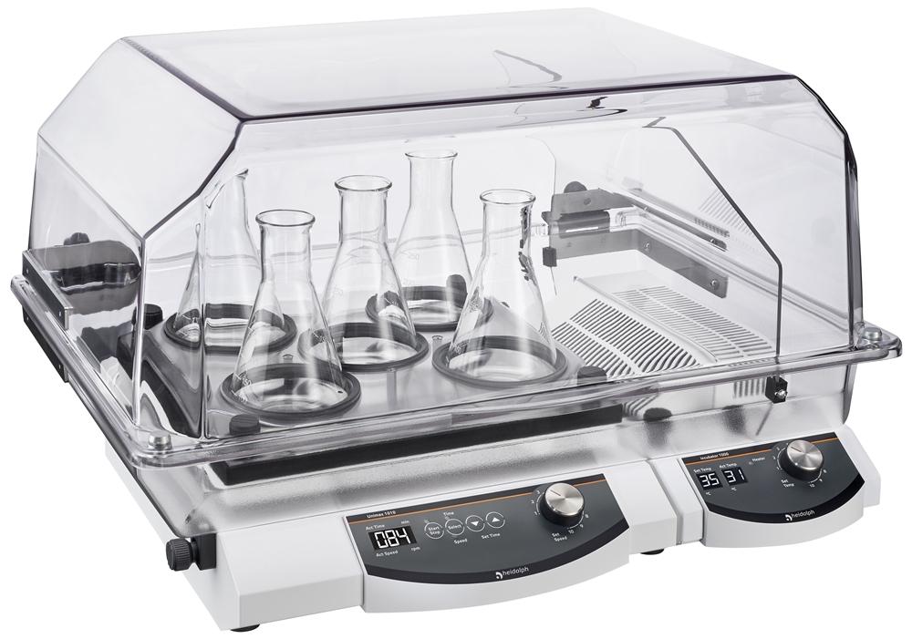 Heidolph 36130520 Unimax 1010 Orbital Shaker w/ Heating Module and High Incubator Hood