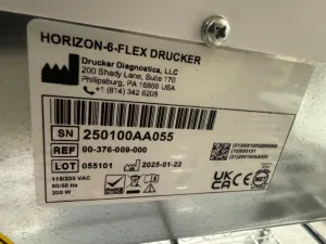 Drucker Horizon-6-Flex Benchtop Centrifuge with Digital Control Panel, 2 of 2