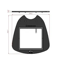 Okolab NIKON SMZSL ITO Glass Warming Plate for Nikon Stereo Microscopes, 3 of 4
