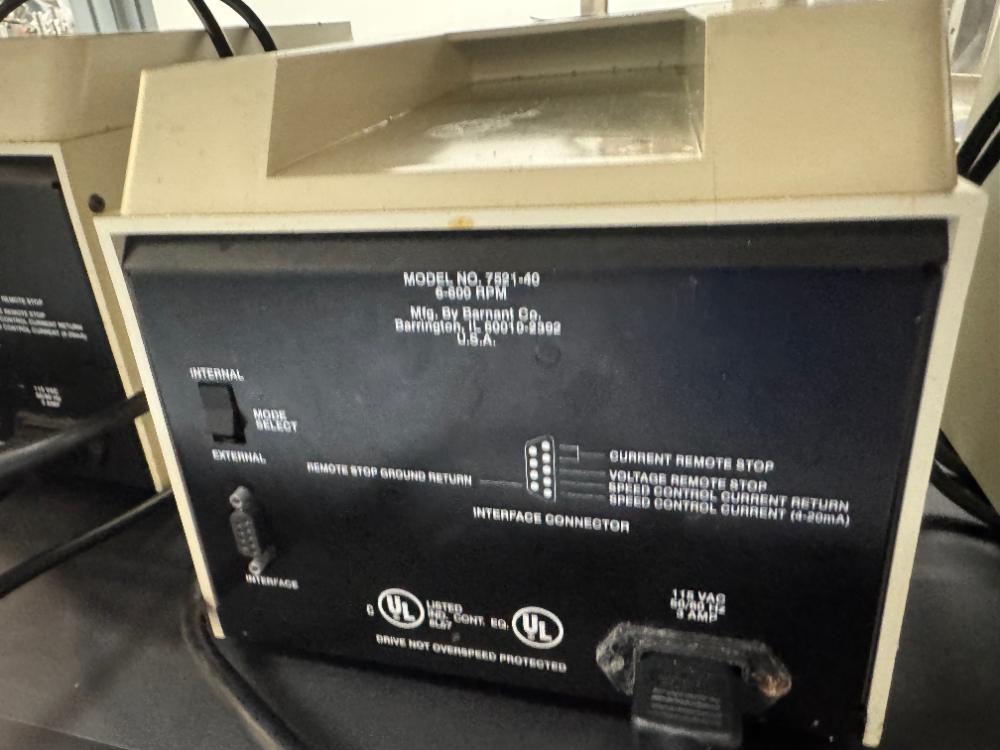 Cole-Parmer Masterflex Console Drive Model 7521-40 Peristaltic Pump Controller