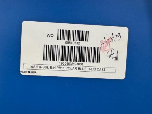 Bonar Plastics Polar Insulated Bin Model 00810532 with Thermal Insulation and Mobility Features-cover