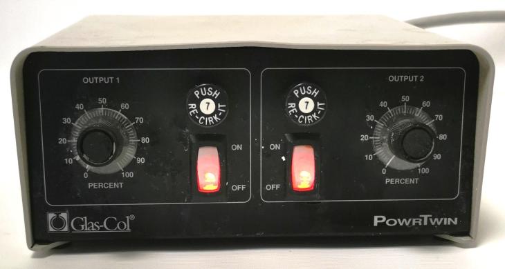 Glas-Col PowrTwin 104A-PL1202 Dual-Circuit Temperature Controller-cover