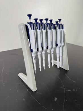 Rainin Pipet-Lite XLS Single Channel Pipettes w/Stand - Quantity 7-cover