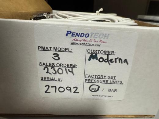 Pendotech PMAT3 PressureMAT Sensor Transmitter for Precision Pressure Measurement-cover