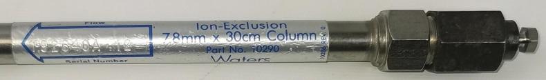 Waters WAT010290 Ion-Exclusion HPLC Column (30 cm × 7.8 mm × 7 µm)-cover
