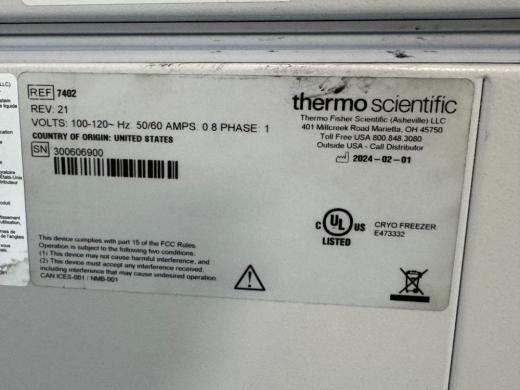 Thermo Scientific Cryoplus 2 Ultra-Low Temperature Cryogenic Storage System-cover