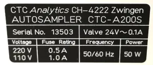 CTC Analytics CTC-A200S Autosampler, 8 of 8