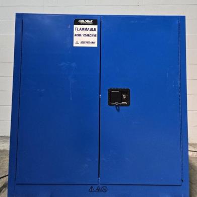 Global Industrial WB316065 24 Gallon Acid Corrosive Storage Cabinet, 18-Gauge Steel Construction-cover